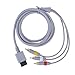 Produktbild Für Nintendo WII Audio Kabel, 1.8 m PVC Audio AV Kabel Spielkonsole Kabel, Vernickelung auf Metallteile, Kompatibel für 2017 Nintendo SNES Classic Mini/NES/WII Controller