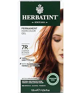 Herbatint Permanent Copper Blonde (7r), 4 Oz by Herbatint