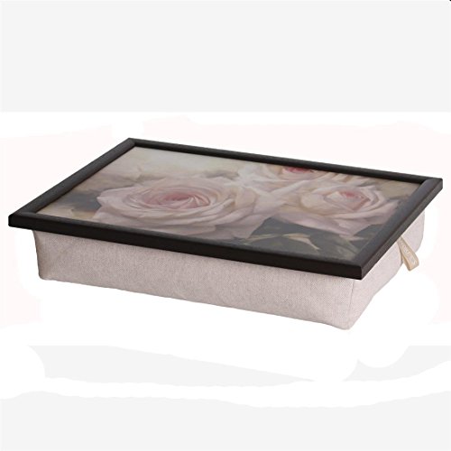 Laptray Original Andrews Knietablett Tablett romantic rose Rose Rosen