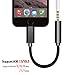 Produktbild Lightning Jack Adapter Kopfhörer für iPhone Adapter iPhone X, iPhone 8/8 Plus.iPhone 7/7 Plus iPhone 6/6Plus iPod/iPad.iPhone Converter Lightning auf 3,5 mm Klinkenstecker Kopfhörer AUX Klinke Audio Kopfhörer Adaptor.Kompatibel mit iOS 10.33/11.2-Oberhalb oder(Schwarz)