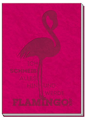 Taschenkalender 2019 Soft Touch Flamingo