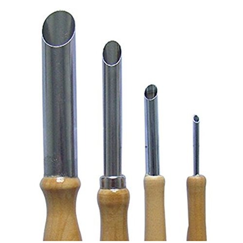 SODIAL(R) DIY Lehm Lochschneider Tonwarenlehm Skulptur Skulptur Sculpting Handwerkzeuge 4 in 1 Set - 2