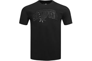 PRO STANDARD NBA Herren-T-Shirt, klassisch, dreifach, Baumwolle, kurzärmelig, Schwarz