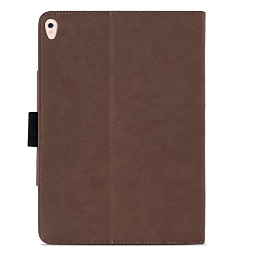 iPad PRO 9.7″ Hülle – JAMMYLIZARD Ledertasche Smart Case mit Standfunktion für iPad PRO 9.7″, BRAUN & HONIG, [MIT STIFT-HALTER] - 6