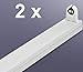 Produktbild 2 x LED Röhrenhalter/Fassung für eine 150 cm T8 / G13 LED Röhre - als Ersatz für Leuchtstoffröhrenhalter - RH150-1 LED