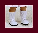 Schildkröt Puppenstrümpfe, weiß oder beige, für eine 34 cm große Puppe, bitte geben Sie Ihren Farbwunsch  SOFORT  nach der Bestellung an. Wir liefern Ihnen die Strümpfchen in weiß oder in beige, ganz wie Sie si brauchen