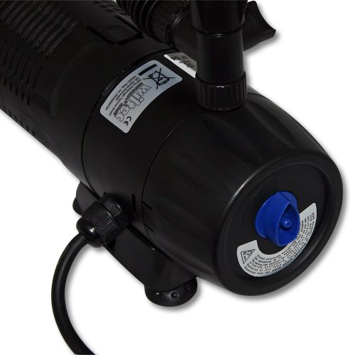 SunSun CUP-129 UVc 9W Klärer Springbrunnenpumpe Teichpumpe mit 4 Fontänendüsen 1000l/h 24W - 2