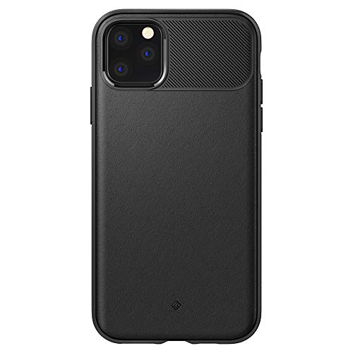 Caseology Vault Cover iPhone 11 PRO Max, Carbonio Elegante, Custodia per iPhone 11 PRO Max (Matte Black, Nera)
