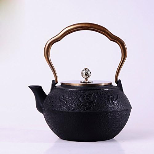 Japan Copper Lid Cast Iron Pot Uncoated Cast Iron Teapot Kung Fu Tea Sets