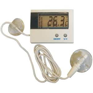 Namiba Terra 0691 Digital Innen-Außen Thermometer 2.5 m Kabel inklusive Batterie, 52 x 39 mm x 15 mm, weiß