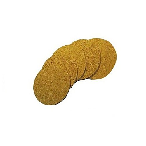 Viva-Haushaltswaren - 12 dünne Korkuntersetzer / Glasuntersetzer aus Kork Ø 9,5cm