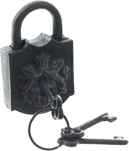 Preisvergleich Produktbild Deko-Vorhangschloss VORHÄNGESCHLOSS ANTIK SCHWARZ 50185