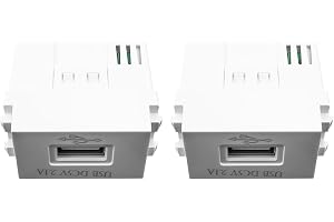 Nicear 2 PCS USB Power Module 128 Typ 220V Socket Till 5V Transformator USB Interface Adapter Switch Module 2 1A