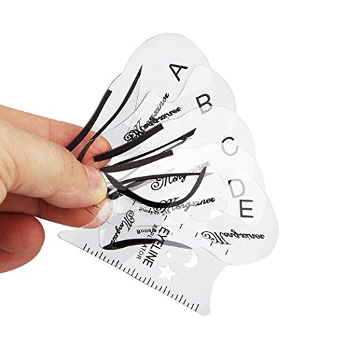 Ularma 6Pcs Makeup Stencils For Perfect Cat Eyeliner And Smoky Eyes