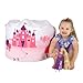 ICON Designer Princess Girls Bean Bag - Large Pink Kids Bean Bags