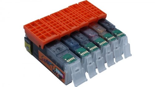 Start – 24 XL Ersatz Chip Patronen kompatibel zu Canon PGI-550BK XL Schwarz, CLI-551BK XL Foto-Schwarz, CLI-551C XL Cyan, CLI-551M XL Magenta, CLI-551Y XL Gelb, CLI-551GY XL Grau für Canon Pixma iP8750, MG6350, MG6450, MG7150 - 2