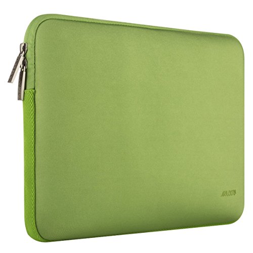 MOSISO Wasserresistente Lycra Laptop Hülsen Beutel Abdeckung für 13-13.3 Zoll MacBook Pro, MacBook Air, Notebook mit kleinem Kasten Fall, Greenery - 5