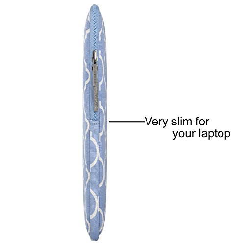 MOSISO Tasche Sleeve H  lle f  r 13-13 3 Zoll MacBook Pro  MacBook Air  Notebook Quatrefoil Stil Canvas Gewebe Laptoph  lle Schutzh  lle Laptoptasche 