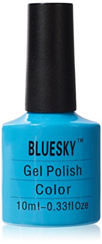 Bluesky 80555 Blue Pastel Lagoon UV Soak Off Gel,10ml