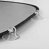 MYTK 6 in 1 faltbarer und reflektierender Sonnenschutz für die Autoscheiben mit Saugnäpfen (Silber) - 3