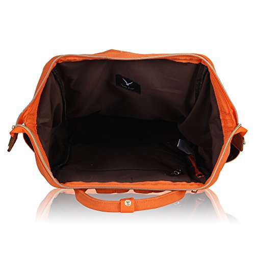 Veevan Damen Herren Retro Canvas Schule Rucksack 15,6 Laptop - 4