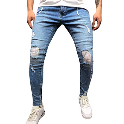 Pantalones muy rotos hombre Clearance