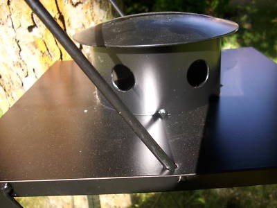 Stabile Stalllaterne Laterne Höhe 73cm Schwarz - 4