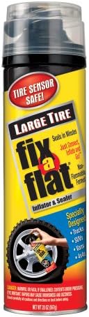 Fix-A-Flat S430-6PK Aerosol Tire Inflator with Hose for Large Tires - 20 oz, by Fix A Flat