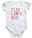 HippoWarehouse It's just a jump to the left baby vest boys girls