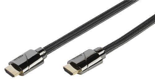 Vivanco PROMOstick High Speed PRO HDHD 1.4/1,5 HDMI-Kabel (1,5 m, HDMI Ethernet Kanal (HEC), Vollmetallstecker, 4-fach Schirmung)