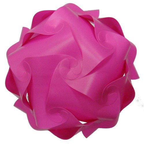 Lampenschirm pink Puzzle Lampe pink Puzzle Lampen m Puzzle Lampenschirm pink - 2