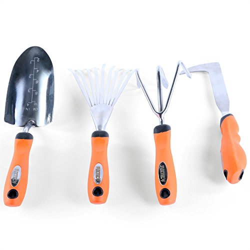 FUXTEC 4er Set Premium Handgartenwerkzeug - 6