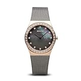 BERING Damen-Armbanduhr Analog Quarz Edelstahl 12430-369