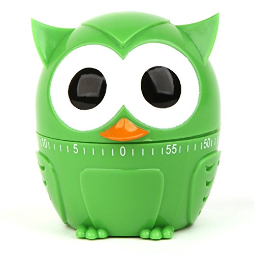 Kikkerland Küchentimer Eule grün