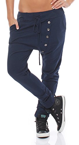 ZARMEXX pantalones de las mujeres ocasionales del harem de los pantalones deportivos pantalones de algodón de ocio holgados Flojo novio Operando