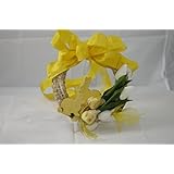 Ostertürkranz in gelb und weiss