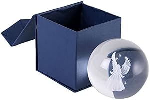 Jones Home and Gift Glass Sphere, Multi-Colour, 9.5 x 9.5 x 9.5 cm