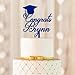 Produktbild Andrea1Oliver Benutzerdefinierte Congrats Cake Topper Graduierung Cake Topper Benutzerdefinierte Graduation Cake Topper Graduierung Dekor Graduierung Name Cake Topper