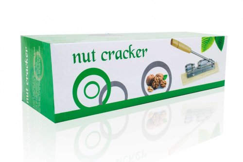 Retro Nusknacker im Nostalgie-Design aus Edelstahl mit Hebel-Funktion - 4