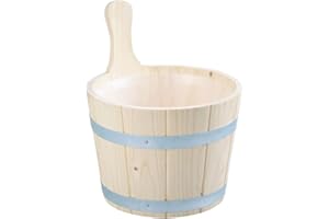 SUDOREWELL Seau avec insert Sauna, mélèze