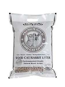 Emily Pets Pine Wood Cat Litter for Cats and Rabbit (4.5Kg, Pack of 1)