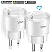 Produktbild Smart Steckdose, TedGem Alexa Smart Plug Smart Life Steckdose Wlan Smart Steckdose Fernbedienbar Timer, Smart Plug Wlan-steckdose, Funktionert mit Alexa, Google Home, IFTTT