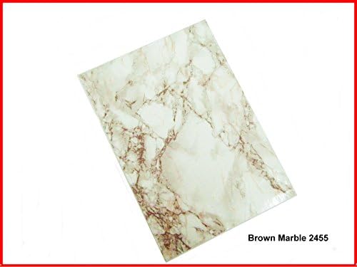 Marble Design White/Brown Sticky Back Self Adhesive A4 Sheet Craft d-c-fix® Vinyl Sticker 2455