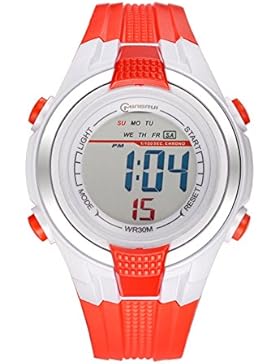 Kind] Elektronische uhren Mädchen Multifunktion Bewegung Wasserdicht Watch Student Timing Alarm Watch Rubber Pin...