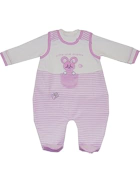Schnizler Baby - Mädchen Strampler Set, Nicki Mäuschen, 2 Tlg. mit Langarmshirt