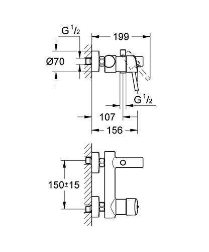 GROHE Concetto Wannenarmatur 32211001 - 2