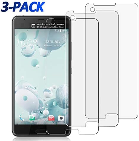 Joeyer HTC U Ultra Screen Protector Premium Tempered Glass Protection Film (9H * 2.5D, 0.33mm thick)