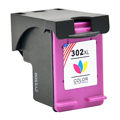Toner Kingdom 2 Pack Kompatibel HP 302 XL Tintenpatrone Für HP Envy 4524 4522 4523 4520 Officejet 4654 3830 3834 4652 4650 Deskjet 2134 2132 3633 3630 1110 2130 3632 3634 Drucker (1 Schwarz +1 Tri-color ) - 3