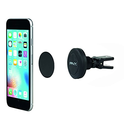 PNY Supporto da Auto Magnetico per Smartphone, Nero
