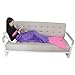 Produktbild iEFiEL Damen Meerjungfrau Flosse Kostüm Blanket Decke Fleecedecke Tagesdecke Wohndecke (Lila+Dunkel Rosa)